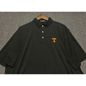 Peter Millar University of Tennessee Volunteers polo shirt black golf Large